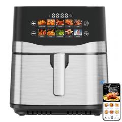 Freidora de aire inteligente, freidora digital multifunción, horno de aire, freidora de aire de ventana grande con preajustes