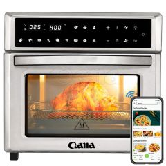 Freidoras de aire con aplicación WIFI digital QANA, olla inteligente, antiadherente, sin aceite, horno eléctrico doméstico para hornear, procesadores de alimentos, horno para pan