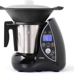 LIVOO Momentos de bienestar - Procesador de alimentos con calor DOP142 Negro