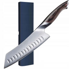 Es el SZEFA KUCHNI SANTOKU JAPOŃSKA STAL AUS 10 ELEGANCKIE PUDE Jardín de infancia KO 18cm