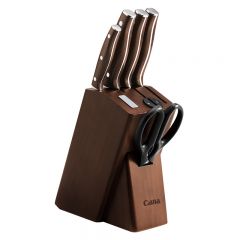 Juego de cuchillos de cocina Tabla de cuchillos de cocina Juego de cuchillos de cocina de siete piezas para uso doméstico