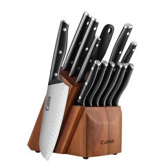 Juego de cuchillos de cocina de acero inoxidable de 14 piezas, accesorios de cocina promocionales nuevos y económicos