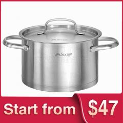 LA BATERÍA DE COCINA DE ACERO INOXIDABLE DE UNA SOLA OLLA
