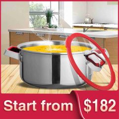 NUEVO juego de utensilios de cocina de acero inoxidable de 3 capas
