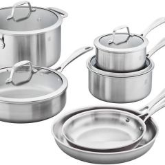Juego de utensilios de cocina Cuisinart MCP-12N Multiclad Pro de acero inoxidable de 12 piezas