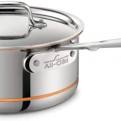Cacerola All-Clad 6203 SS con núcleo de cobre de 5 capas, apta para lavavajillas