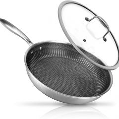 Sartén de acero inoxidable - Sartén para saltear de Triply Kitchenware - Utensilios de cocina