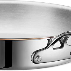 Sartén Legend Stainless de 10” con núcleo de cobre y 5 capas de acero inoxidable