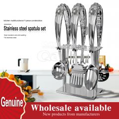 Utensilios de cocina con mango hueco de 7 piezas