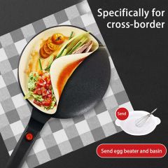 Máquina para hacer crepes de doble felicidad roja transfronteriza de Amazon, máquina para hacer panqueques de rollitos de primavera para el hogar