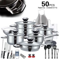 Fábrica QANA, venta al por mayor, OEM, ollas de cobre, utensilios de cocina de inducción, utensilios de cocina, ollas y sartenes para parrilla, utensilios antiadherentes