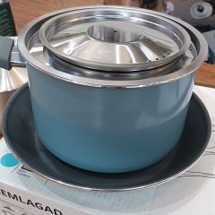 Olla casera espesa de doble asa QANA