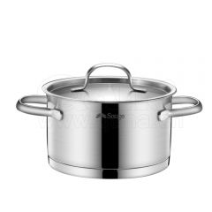 Tapa plana de acero para olla en ángulo recto con una sola rosca