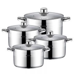 8 fabricantes crean y lanzan ollas de cocina con tapa de vidrio y borde enrollado