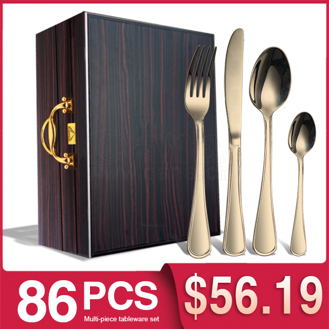 86 piezas de Champagne + Cajón doble de champán