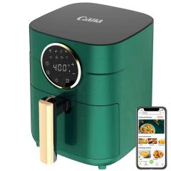 Freidora de aire con procesador de alimentos inteligente con wifi y panel de control táctil LCD, venta al por mayor