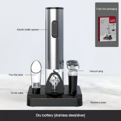 Abridor de botellas de vino Qana, logotipo personalizado, multifunción, de lujo, de acero inoxidable, bolsa de carbono, piezas de metal económicas